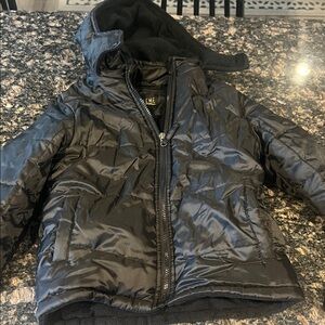 Kids Black Puffer Jacket